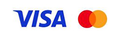 クレジットカード：VISA マスター